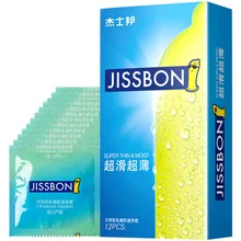 Hot Sell 3-12PCS Jissbon Premium Condom for men Super Thin Natural Latex Moist G spot Condoms Condones sex shop Contraception