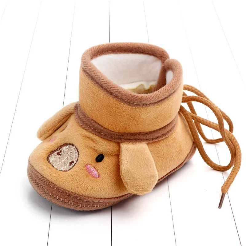 Indoor First Walkers Baby Shoes Cotton Anti-slip Booties Winter Wammer Baby Girl Boy Shoes Newborn Slippers Footwear Booties (13)