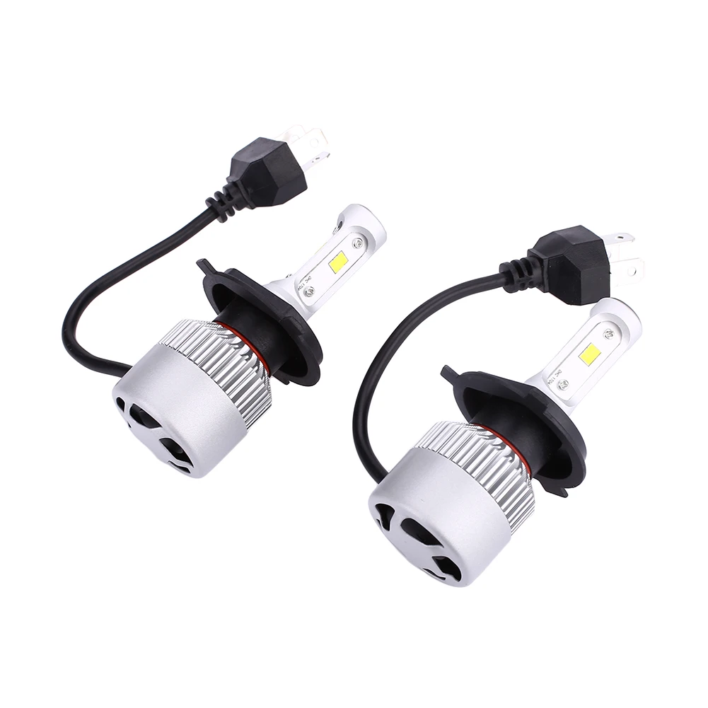 

2Pcs/Set S2 CSP 210W LED Car Vehicle Headlight H4/9003/HB2 6500K Parts