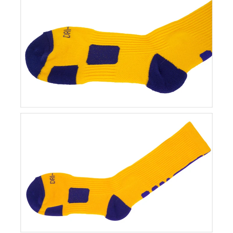 Calcetines de deporte espesar toalla Unisex absorber el sudor respirar desodorante de poliéster de algodón Calcetines de ciclismo calcetines de baloncesto