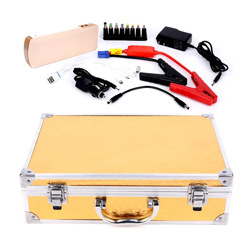 

Hot Sell Multi-function K66 Portable gold Car Starter Emergency 18000mAh Power Car Jump Charger Free Shipping