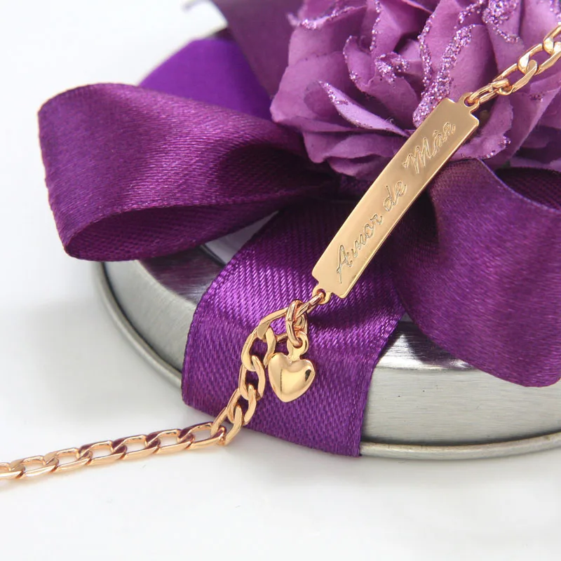 BR18-39_09a Amor de Mae kids jewelry baby bracelet gold bebe pulsera armband