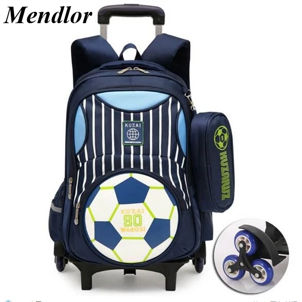 

Latest Kids school bags boys girls Trolley School Bag Luggage Backpack Removable Children School Bags With 2/6 Wheels