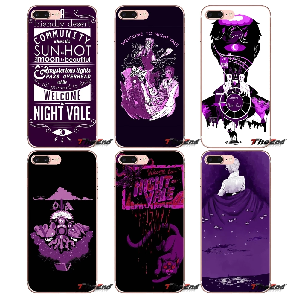 

For Sony Xperia Z Z1 Z2 Z3 Z5 compact M2 M4 M5 E3 T3 XA Aqua LG G4 G5 G3 G2 Mini Capa Welcome To Night Vale TPU Transparent Case