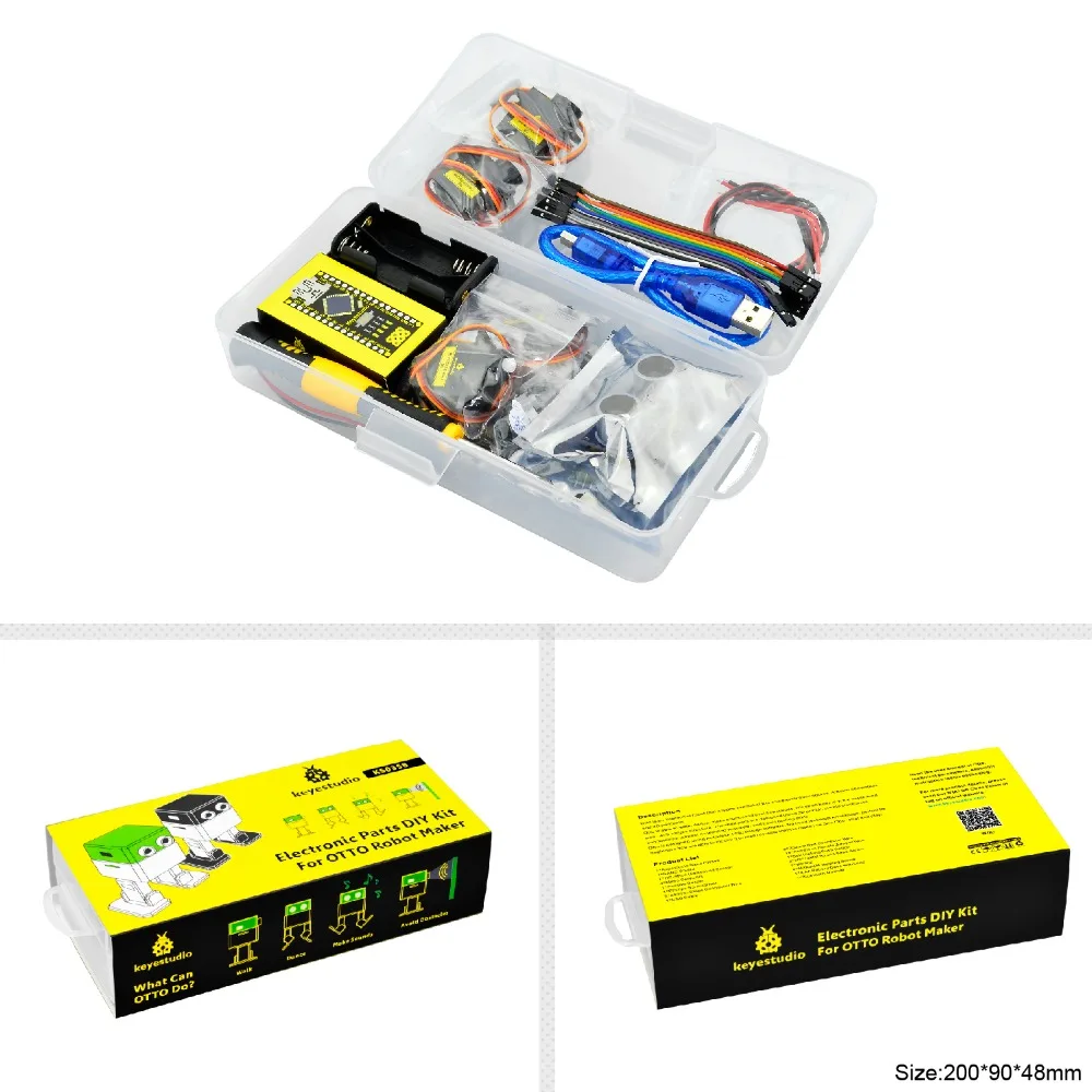 Стартовый набор Keyestudio для робота Arduino OTTO DIY (детали принтера без