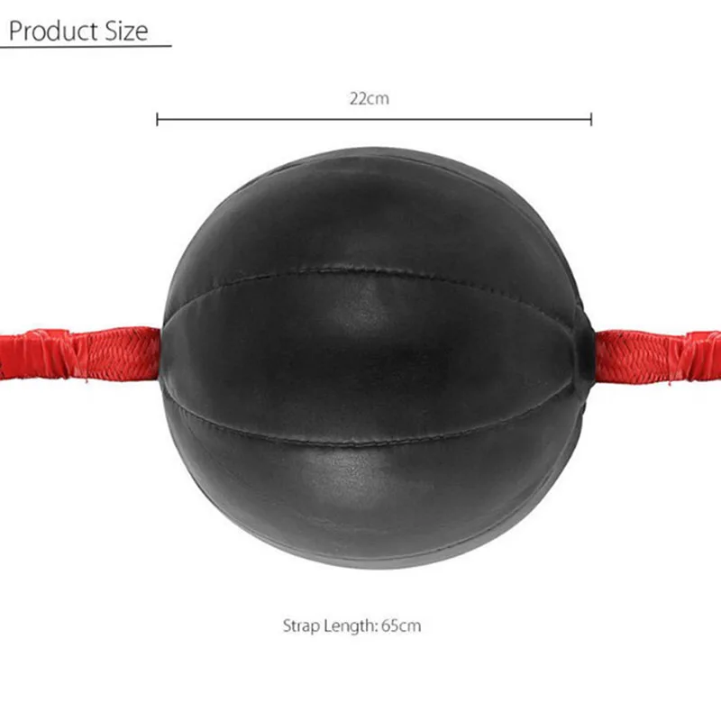 Двойной конец мяч на резинке для боксирования Дырокол мешок из искусственной кожи спортивные боксерские перчатки Тренировка Фитнес Спорт практическое скоростное оборудование
