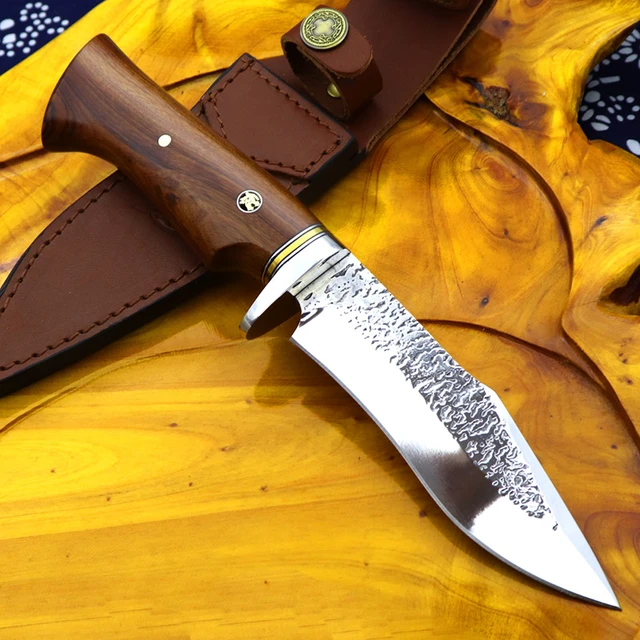 Cuchillo monograma, cuchillo personalizado, bowie de caza, táctico militar,  cuchillo personalizado, cuchillo grabado, navaja fija hoja jungle knife w /  sheath -  México