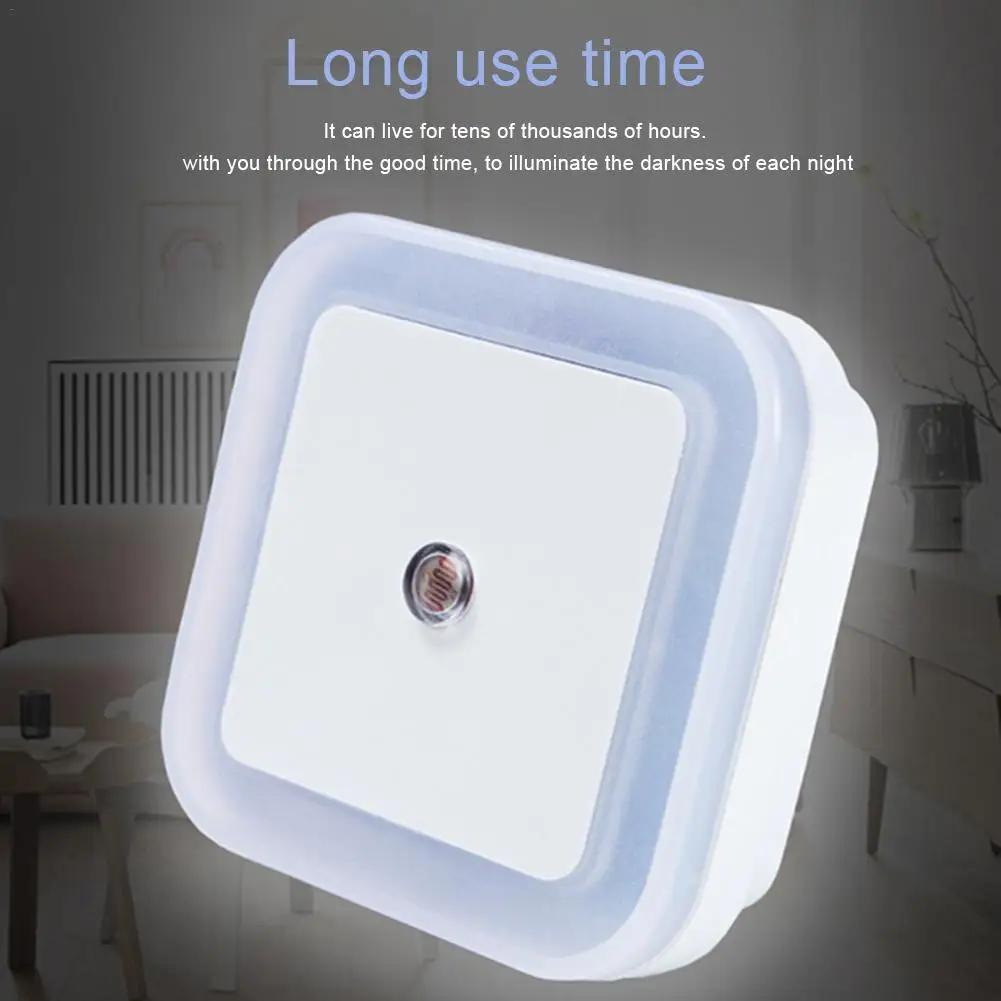 

Plug-in LED Night Light With Dusk-to-Dawn Sensor For Bedroom Bathroom Hallway Kitchen Stairs 6 Pack