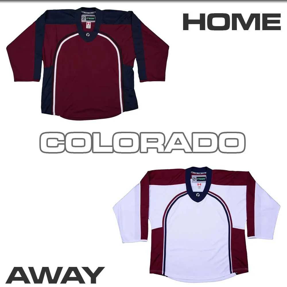 Custom Hockey Jerseys Any logo/Name/Number 100 Embroidery Team Color