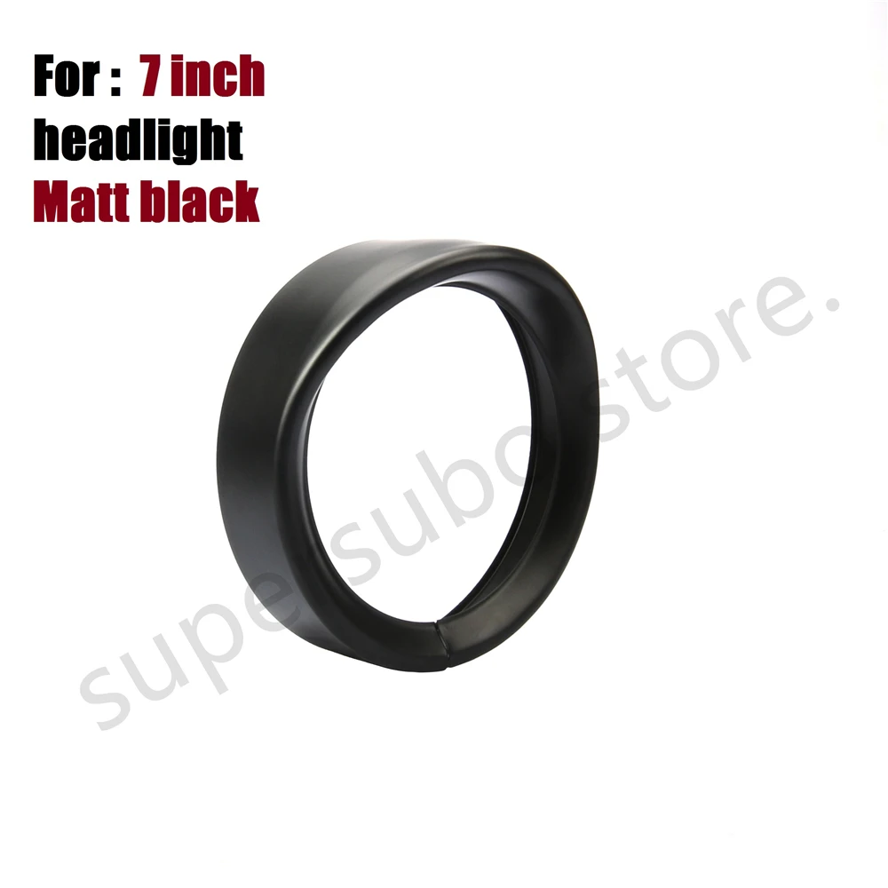 Headlight Headlamp Trim Ring 7 Inch For Harley Touring Road King
