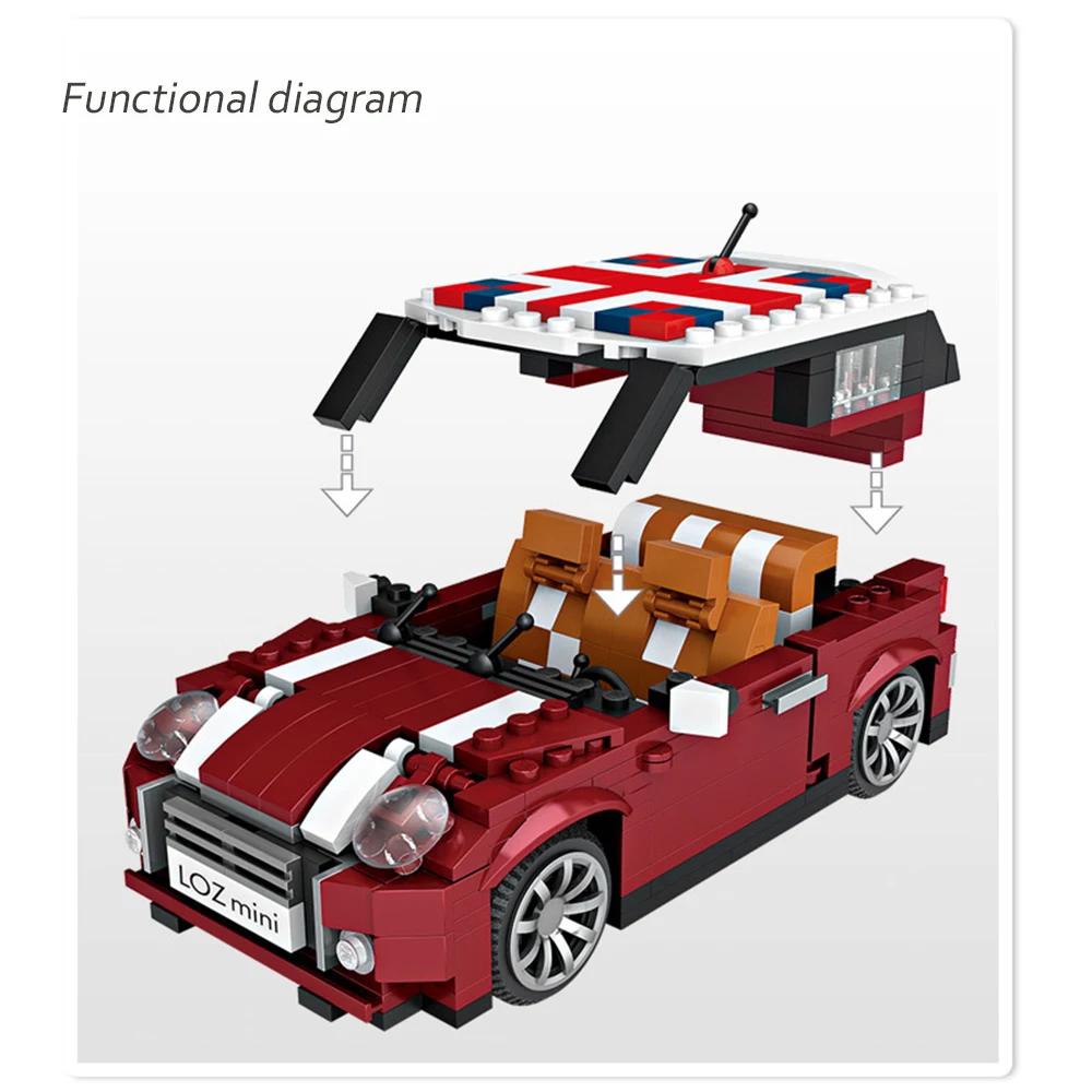 492pcs-1-24-Mini-Model-Car-Building-Blocks-Legoed-technicRacing-Volkswagen-Beetle-Assembly-Brick-For-LOL (2)