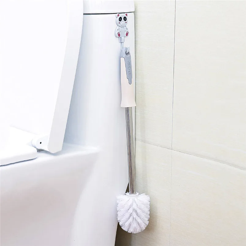Cartoon Bear Hanger Hook No Trace Glue Hook Kitchen Door Back Hook Plastic Coat hook Strong Hook Home Decor Cocina 30FY257