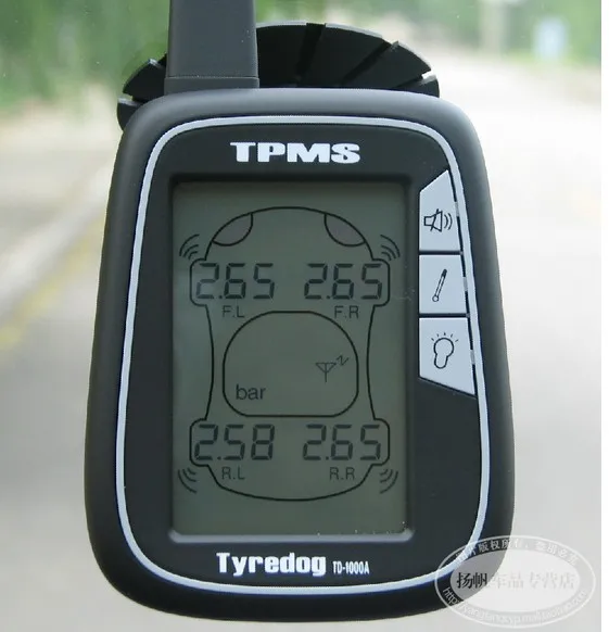 Best price at $143 Cheap Real Wireless TPMS!TPMS leader Tyredog TPMS TD1000AX ! TD1000 monitor your tire protet you always