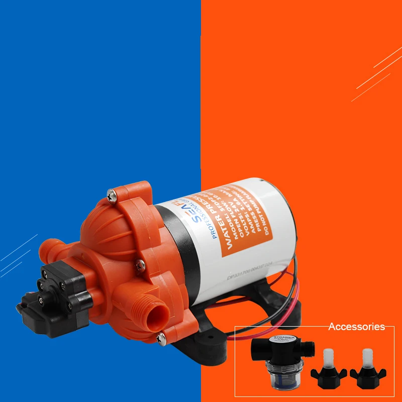 12 V 24 V насос с постоянным током для RV yacht cruise battery booster самовсасывающий насос умный переключатель большой поток насосам для мойки автомобилей