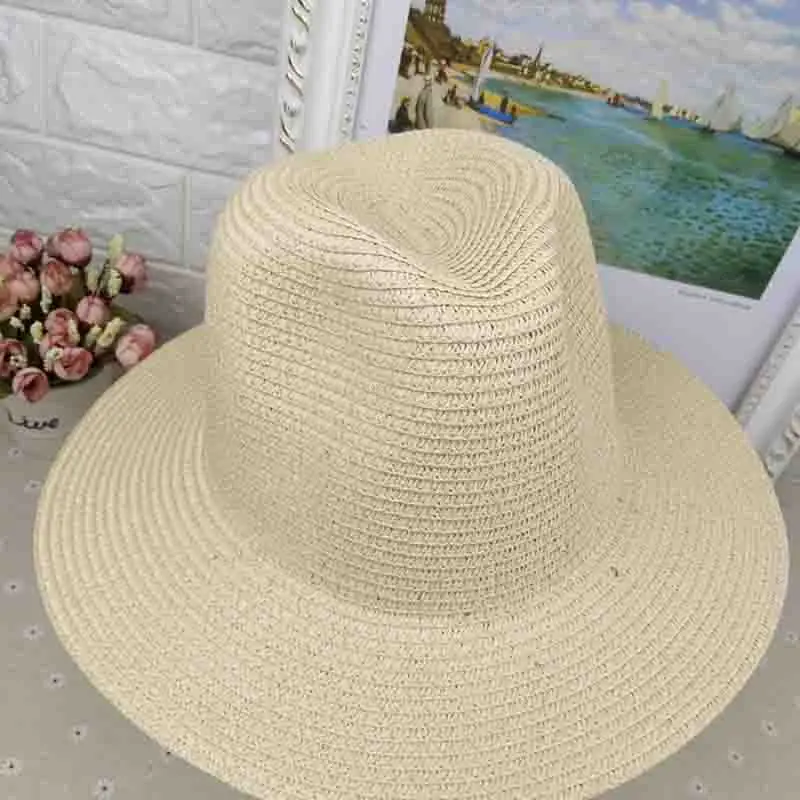 جديد قبعة صيفية عارضة الرجال والنساء قبعات من القش البرية السياحة شاطئ كاب الشمس القش المرأة في الهواء الطلق شاطئ الشمس قبعات شحن shiping