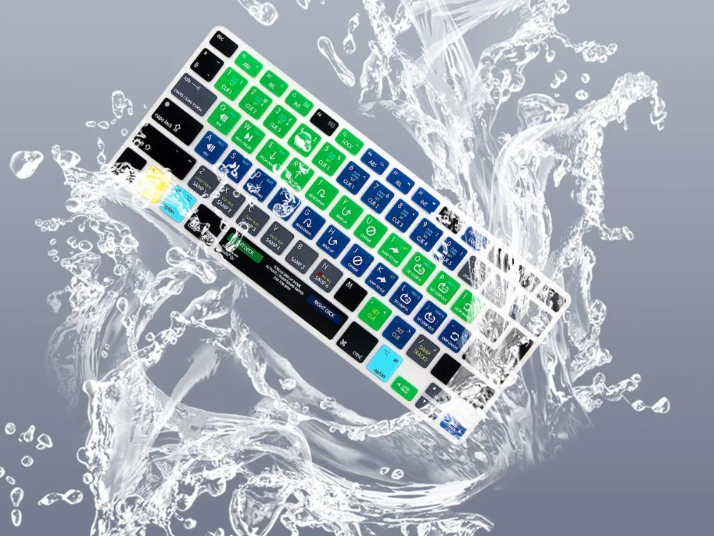 Для Macbook Air Pro retina 13 15 17 Release Be Serato DJ функциональный ярлык Hotkey силиконовая клавиатура чехол для кожи Fore