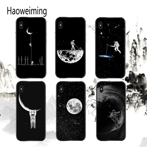 

Soft Cute Phone Case For iPhone X XS MAX 7 8 Cover Star Night Cute Cat Cases For iPhone 6 6S 7 8 plus 5 5s SE XR Covers Coque
