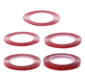 

5M Strong Adhesive Red Film Clear Double Side Tape No Trace For Phone LCD Screen