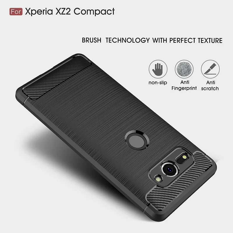 brushed silicone case sony xperia xz2 compact (2)