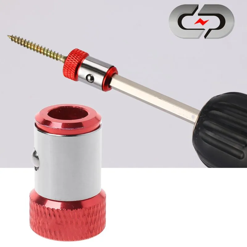 

Screwdriver Bits Magnetic Ring 1/4" 6.35mm Metal Strong Magnetizer Screw l29k