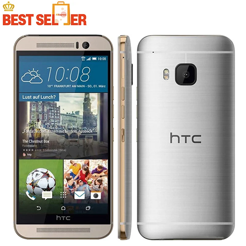 

Original Unlocked HTC ONE M9 4G LTE Mobile Phones HTC M9 Octa-core 32GB ROM 3GB RAM 20MP Camera WIFI NFC GPS M9 Smartphones