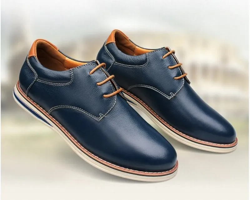 Новые с узором "гусиная лапка" Модный Костюм Джентльмена повседневная обувь Для мужчин в классическом стиле, со шнуровкой, туфли из натуральной кожи туфли "Оксфорд" Одежда высшего качества Повседневное Мужские Мокасины