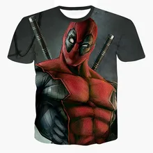 New Arrive American Comic Badass Deadpool T-Shirt Tees Men Women Cartoon Characters 3d t shirt Funny Casual tee shirts tops