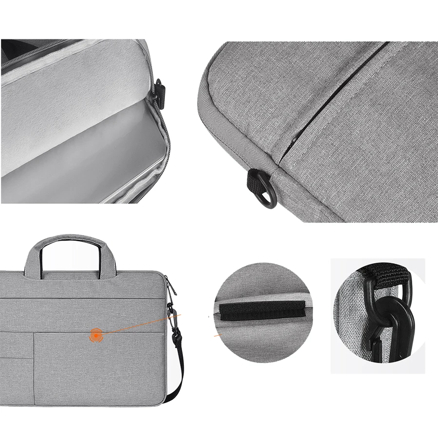 Polyester Waterproof Laptop Shoulder Bag Notebook Case for apple Macbook Air Pro 13 Asus Dell HP Acer Lenovo Surface Pro 4 5 6