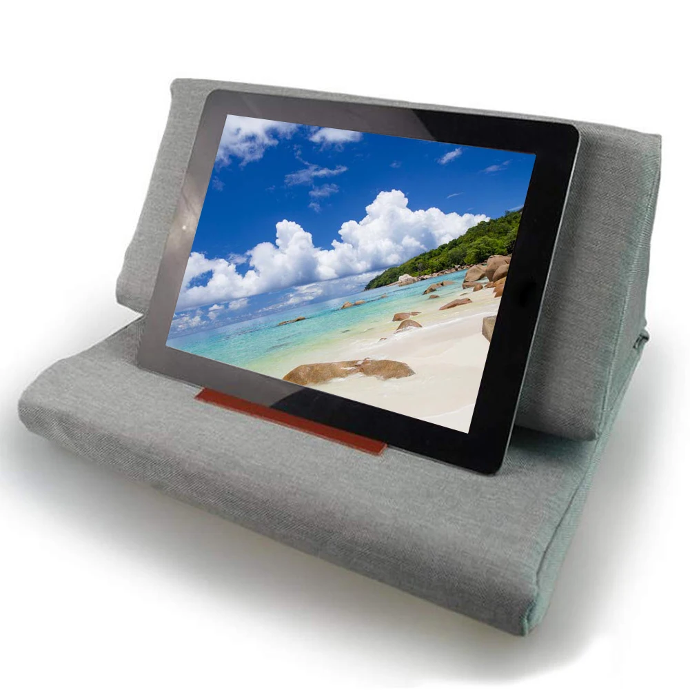 

Laptop Cushion Support Desktop Durable Stand Home Triangular Space Saving Tablet Pillow Sturdy Foldable Multifunctional For IPad