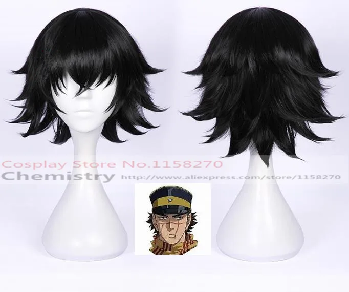

Golden Kamuy Saichi Sugimoto cosplay hairwear with cap