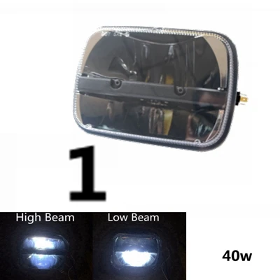 1 шт. " x 7" квадратный светодиодный проектор для фар с высоким/низким лучом DRL дальнего света для грузовика джип внедорожный автомобиль мотоцикл - Цвет: Model 1