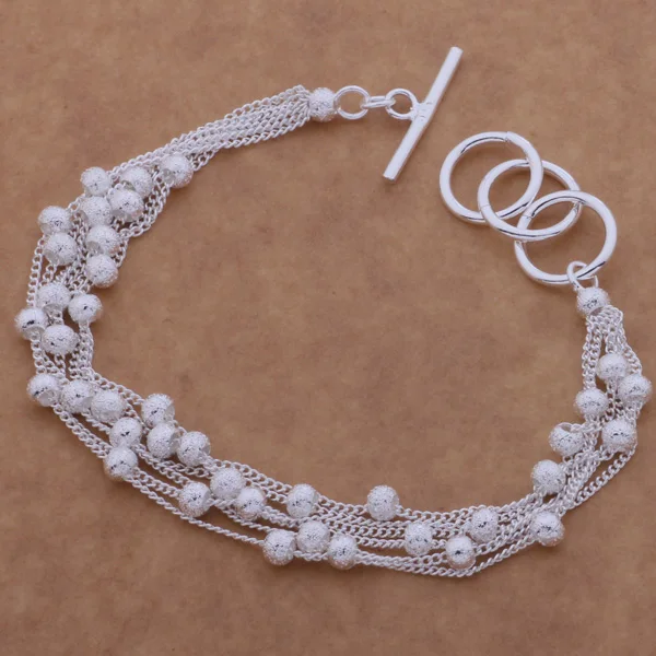 

AH134 925 wholesale silver bracelet, 925 sterling silver fashion jewelry Hanging ShaZhu grapes /bjeakala awvajoca