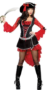 

Sexy women cosplay Party costumes Deluxe Pirate Costume Adult cosplay halloween fantasias costumes for women