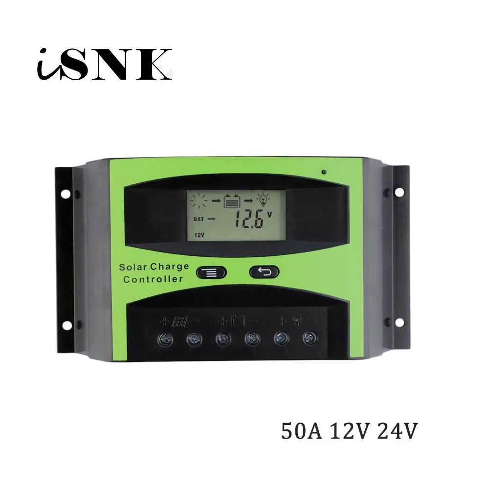 

50A 12V 24V LCD Solar System Regulator cell Panel Charger generator Battery Controller 1KW 2KW 3KW 500W 600W 800W 1000W 1500W