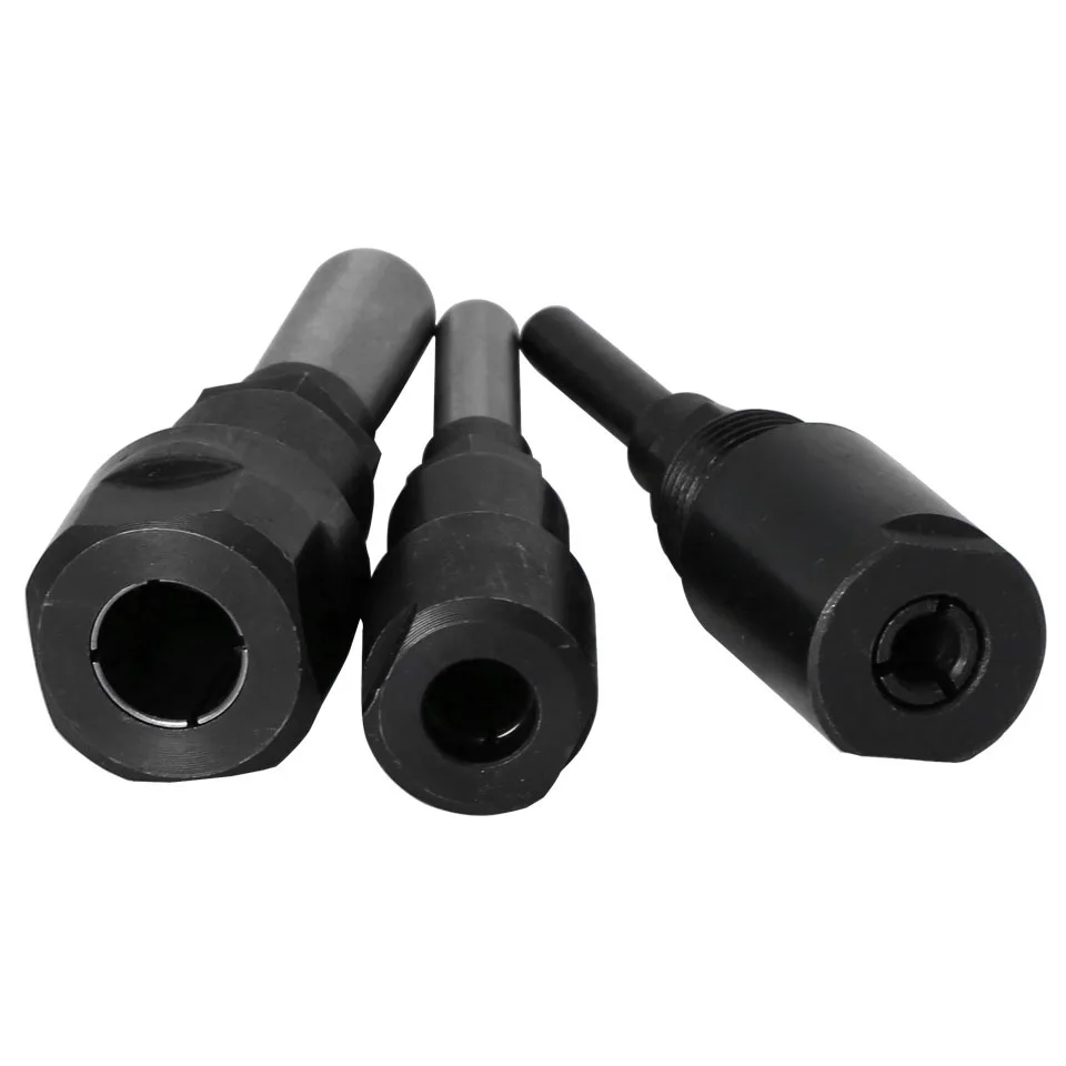 Router Bits Collet Extension Engraving Machine Extension Rod 1/4" 8mm 1/2" Shank For Trimming Machine Woodworking Tools