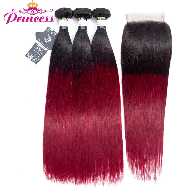 Aliexpress Com Buy Beautiful Princess Hair 1b 99j Ombre