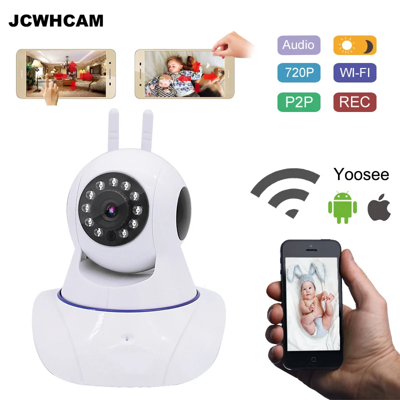 Беспроводная IP камера JCWHCAM HD 720P 960P умная видеонаблюдения сетевая P2P видеоняня