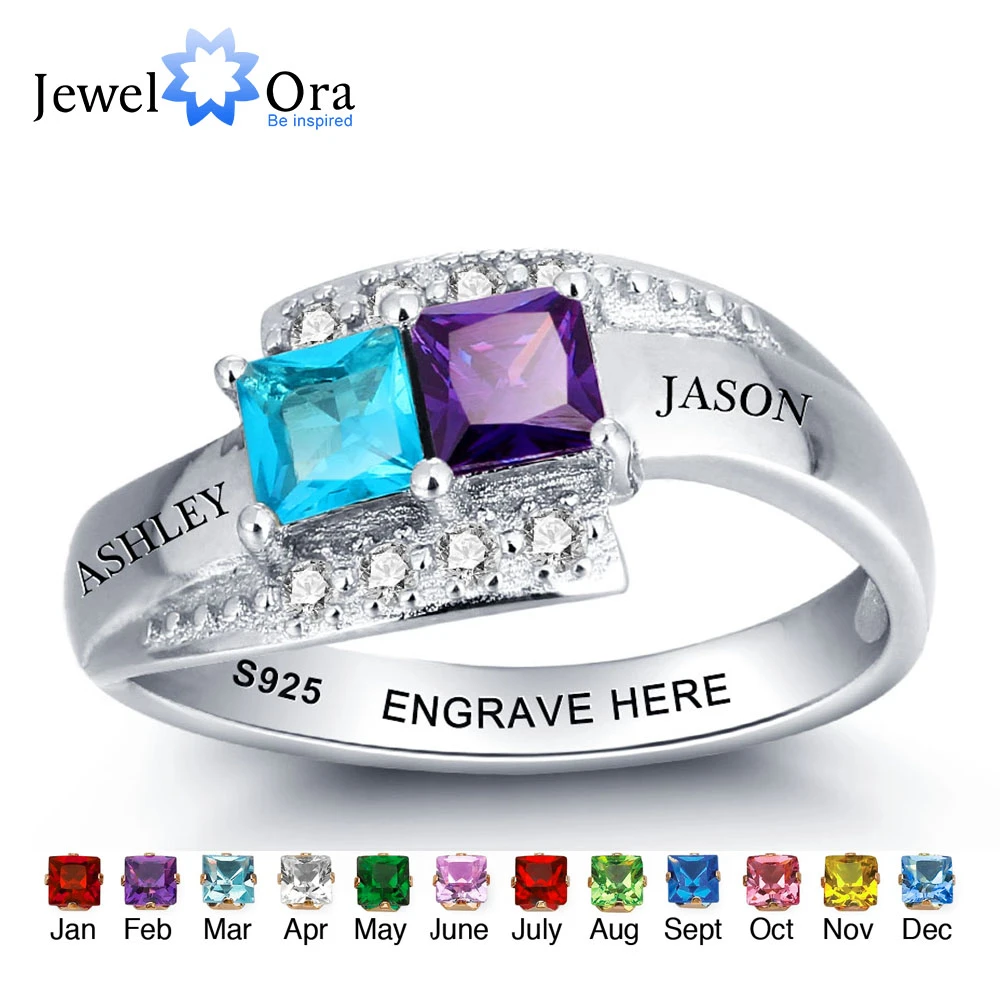 Couples birthstone jewelry Clearance