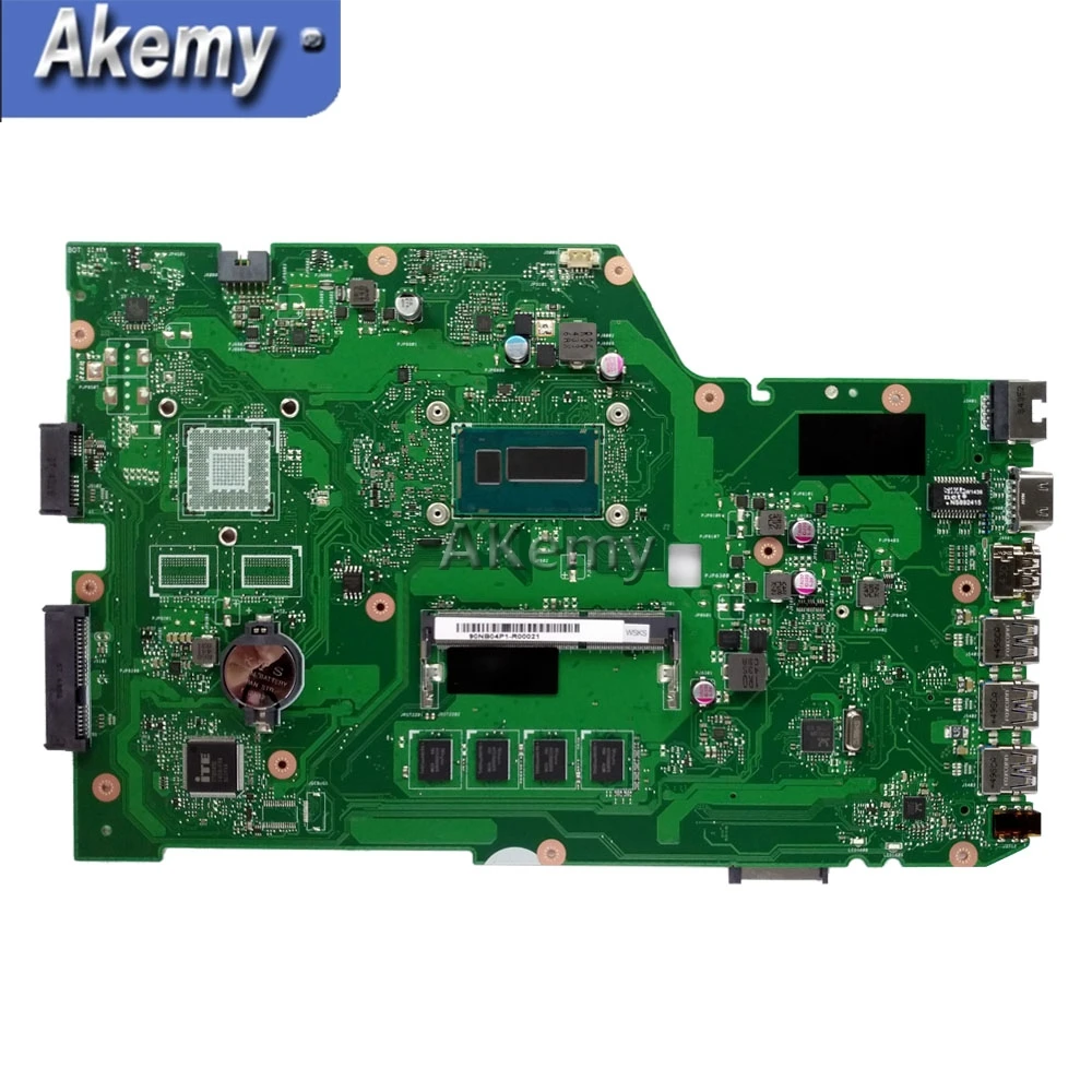 Amazoon X751LA Laptop motherboard For Asus X751LA X751LAB X751LD X751L X751 Test original mainboard 4G RAM I3-4010U