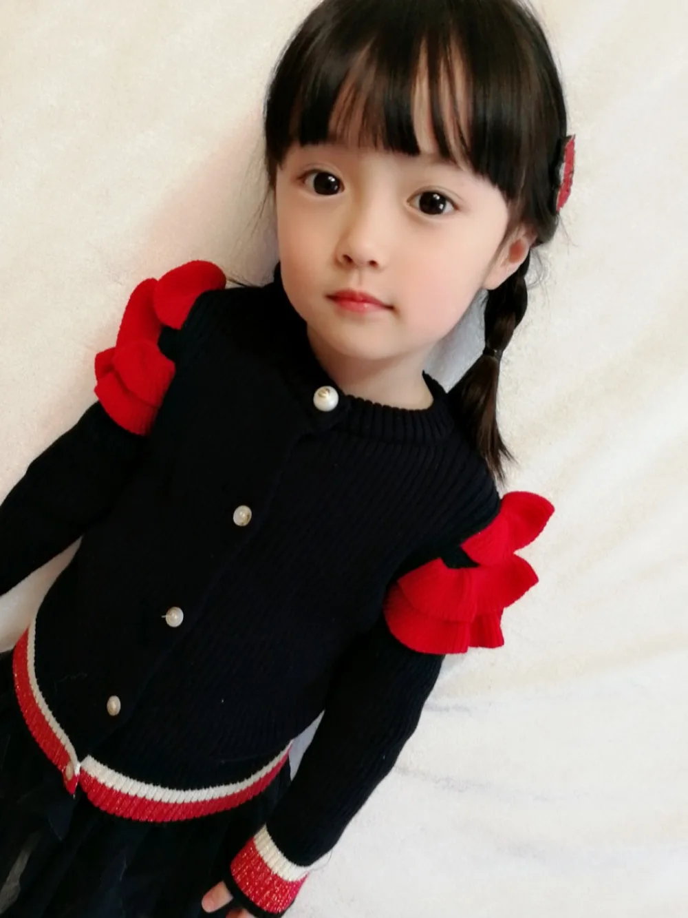 6T baby girl coat kids spring clothing girls coats stitching sweater