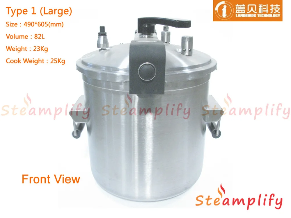 Extra Large Pressure Cooker (83L) , 304 Stainless Steel, Energy Saving