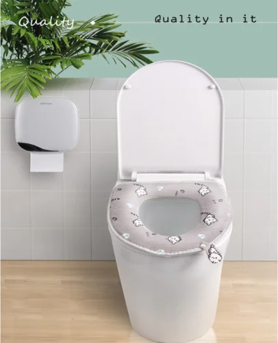 Новый Ванная комната подушка для унитаза Closestool моющиеся мягкие теплые коврики серый