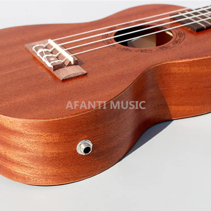 Afanti 23 ''красное дерево топ 4-Strings Elecrtic укулеле