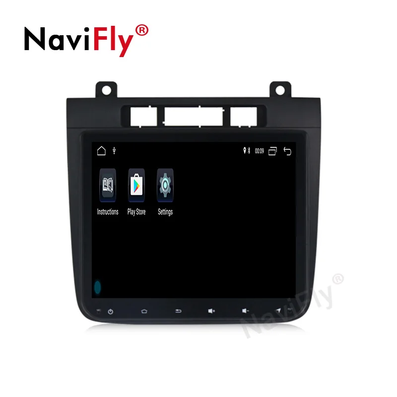  NaviFly 8.4'' android9.1 car gps navigation for Volkswagen TOUAREG2011-15 support view camera DVR B