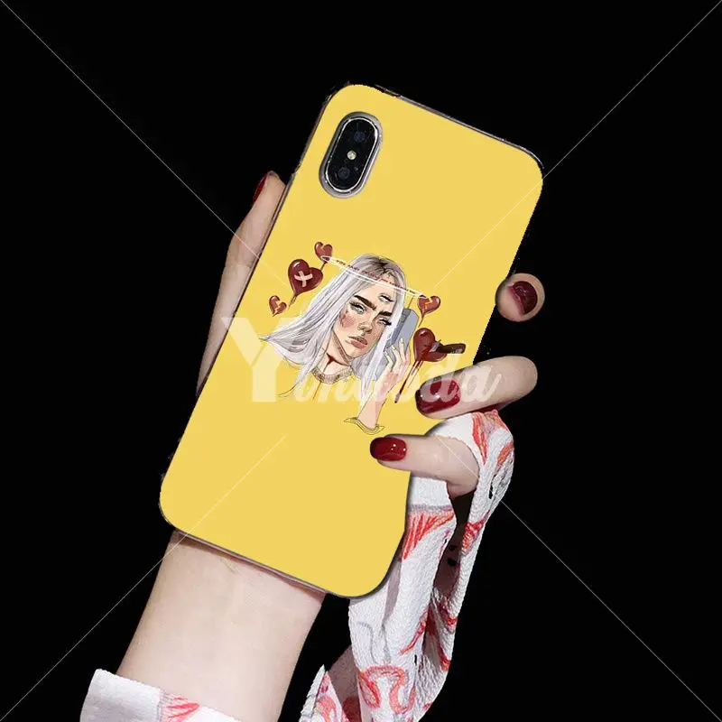 Yinuoda Billie Eilish 13 девушка клиент высокое качество чехол для телефона для Apple iPhone 8 7 6 6S Plus X XS MAX 5 5S SE XR Чехол для мобильного телефона s