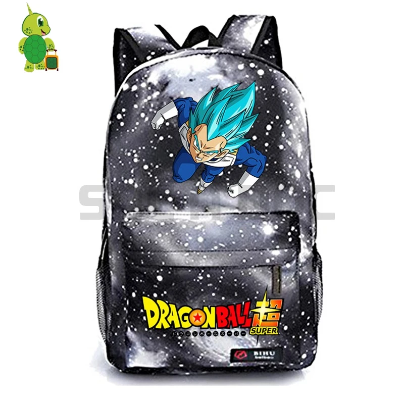 Dragon Ball Z рюкзак Super Mario Super Saiyan vegeta черный Гоку сумки через плечо, сумки для путешествий для девочек-подростков; для мальчиков и девочек, школьная сумка для книг