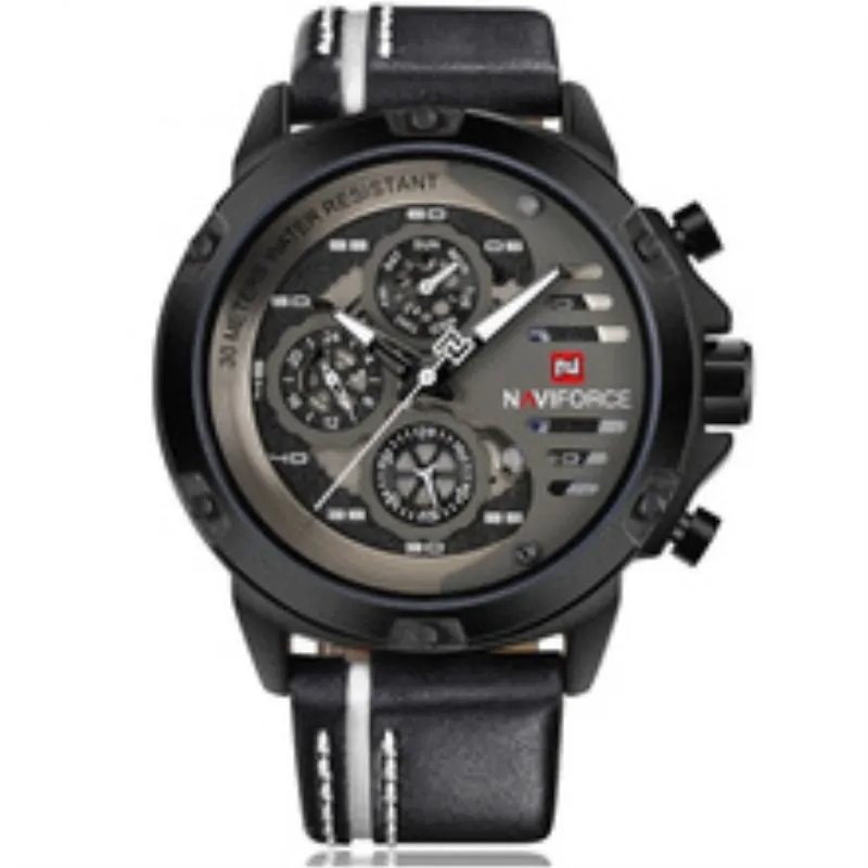 Sport Mens Watches Top Brand Luxury Watch Man Waterproof Hour Quartz Leather Men Wristwatches Male Clock NAVIFORCE Montre Homme Sport Mens Watches Top Brand Luxury Watch Man Waterproof Hour Quartz Leather Men Wristwatches Male Clock NAVIFORCE Montre Homme