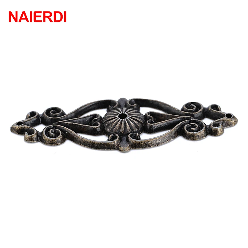 

NAIERDI Retro Zinc Alloy Bronze Handles Cabinet Door Drawer Antique Knobs Cupboard Wood Jewerly Box Pull For Furniture Hardware