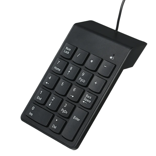 Cheap 18 Keys Fashionable Low Noise Mini Numeric Keypad Waterproof USB Wired Small and Light Weight Computer Peripherals Cheap 18 Keys Fashionable Low Noise Mini Numeric Keypad Waterproof USB Wired Small and Light Weight Computer Peripherals