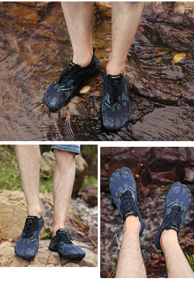 Водонепроницаемая обувь унисекс пляжные сандалии Для мужчин восходящий Быстросохнущие кроссовки Для женщин быстросохнущая река море